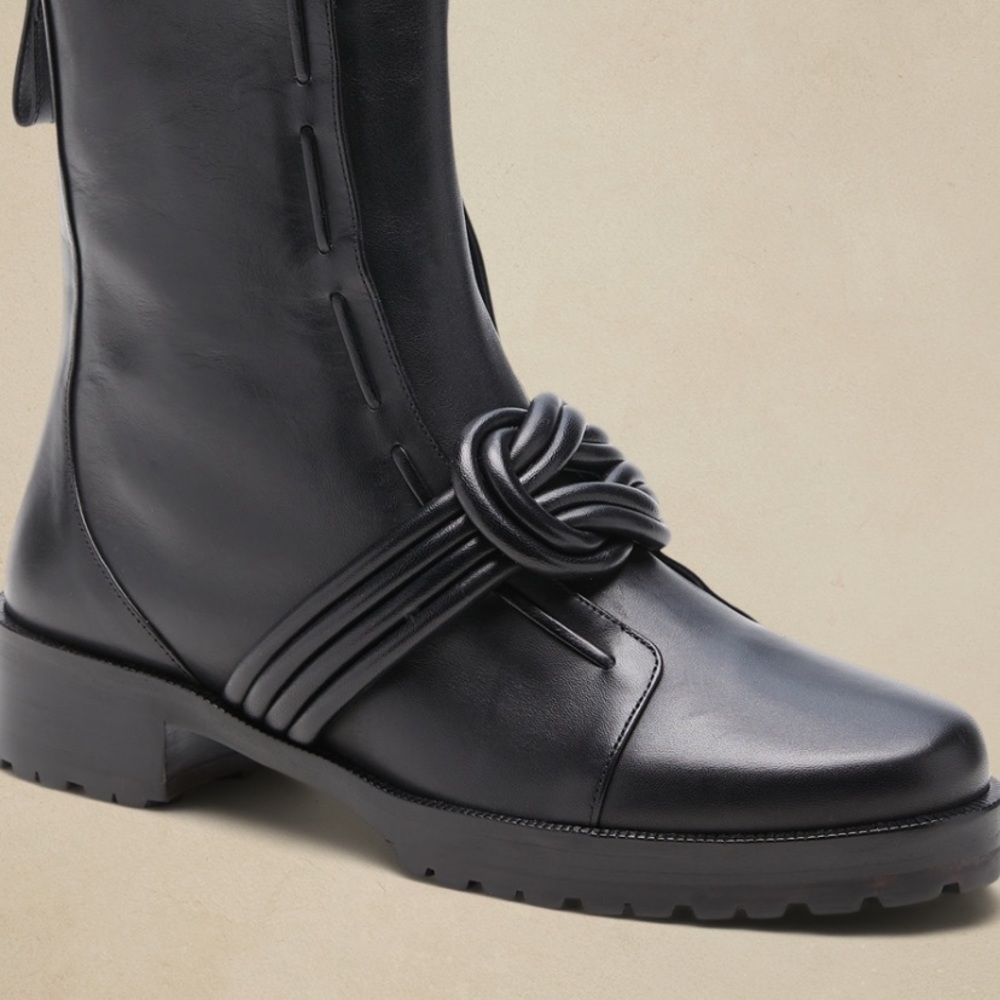 Alexandre Birman Vicky combat boot 37 1/2 new without box